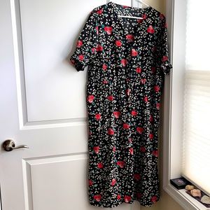 Ditsy floral print dress